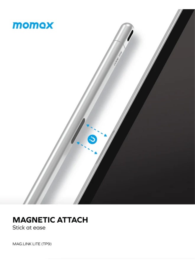موماكس قلم موماكس TP9L MAG.LINK Pro المغناطيسي النشط للشحن - ذهبي  - Image 2