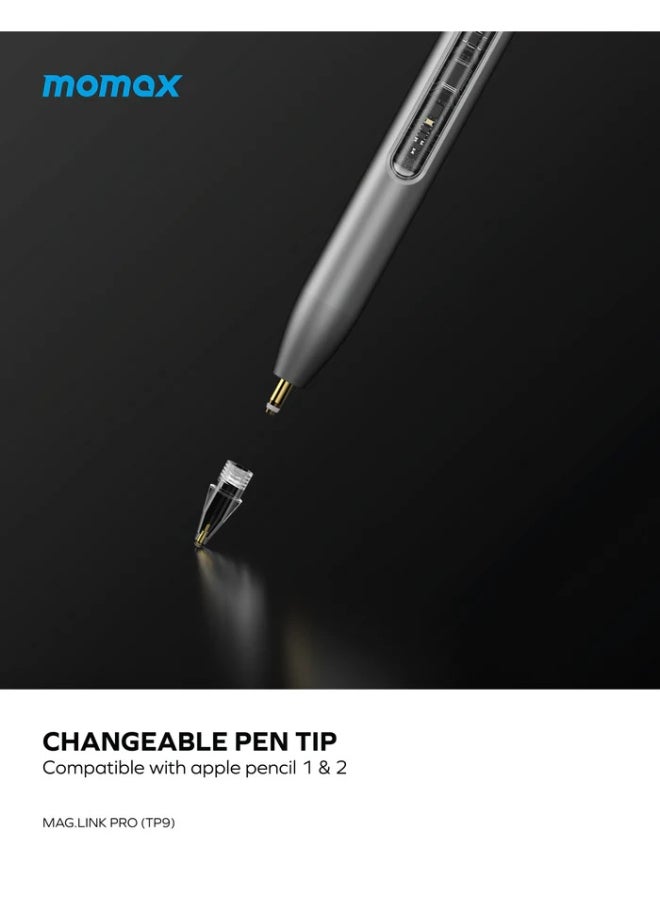 موماكس قلم موماكس TP9L MAG.LINK Pro المغناطيسي النشط للشحن - ذهبي  - Image 3
