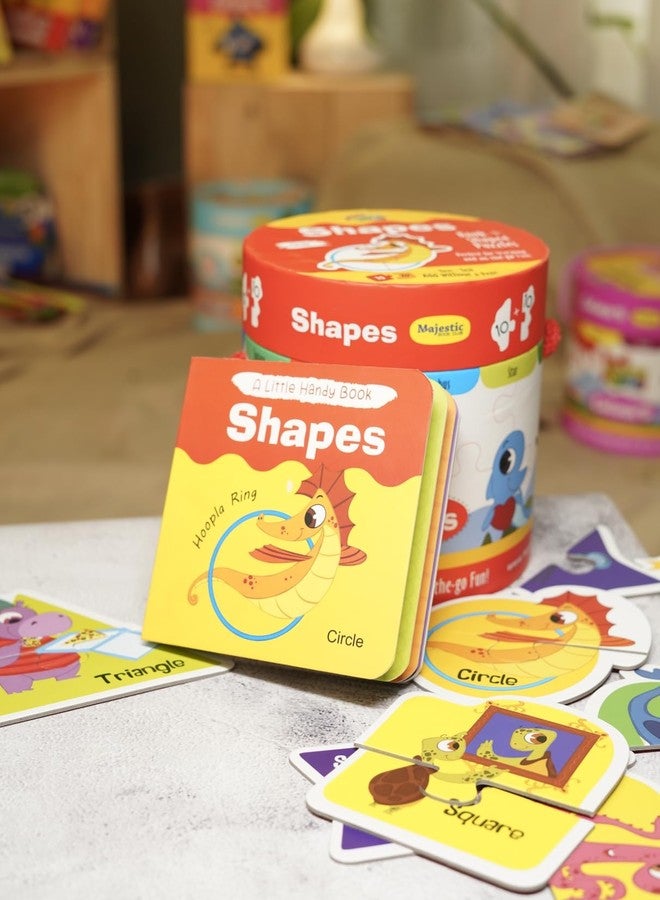 The Book Tree Shapes Puzzle Box for Kids I Educational Toy for Kids Age 2+ I 20 Shaped Jigsaw Puzzle Pieces and 1 Story Book for Early Learning I A for Children By Majestic Book Club - Image 3