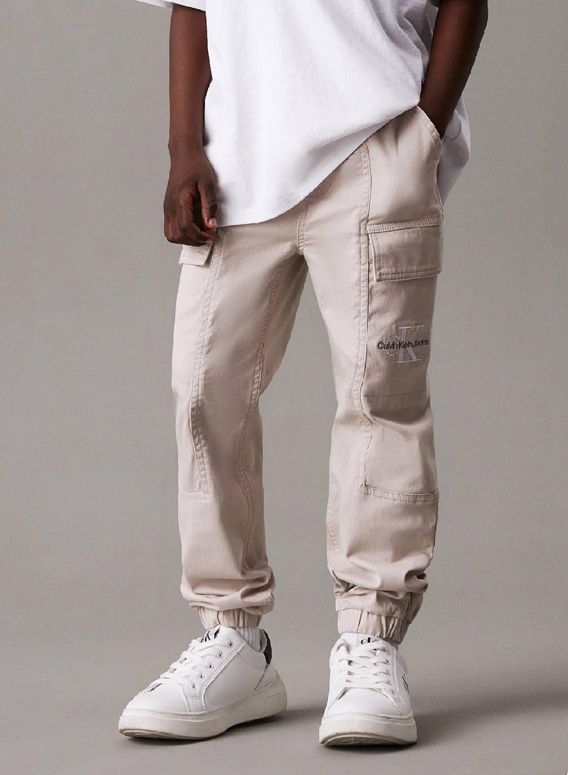 Calvin Klein Jeans Woven Cargo Trousers - Image 1