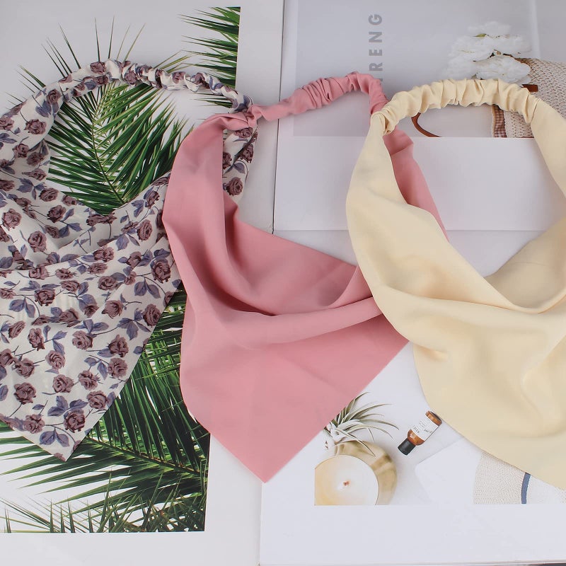Jaciya Hair Scarfs Headband Bandana 10pcs Head Scarves Hair Accessories for Women paÃ±uelos para la cabeza para mujer - Image 4