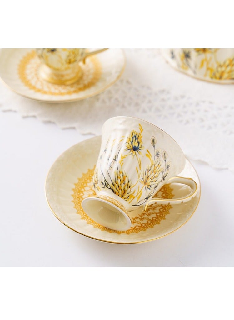 M MIAOYAN French palace style home coffee cup saucer water cup - Image 5