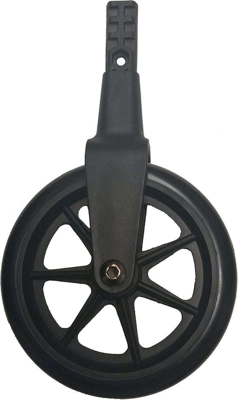 Stander Non-Swivel Wheel Kit for EZ Fold-N-Go Walker and Able Life Space Saver Walker, Black, 2 Count - Image 1