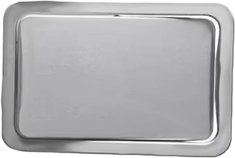 Built in Flush Trash Can Cover, Stainless Steel Countertop Auto Flap, Desktop Waste Basket, Waste Basket Bin, Easy to Clean for Food Scrapes Veg Peeling,430 27c,430 26cm - Image 1