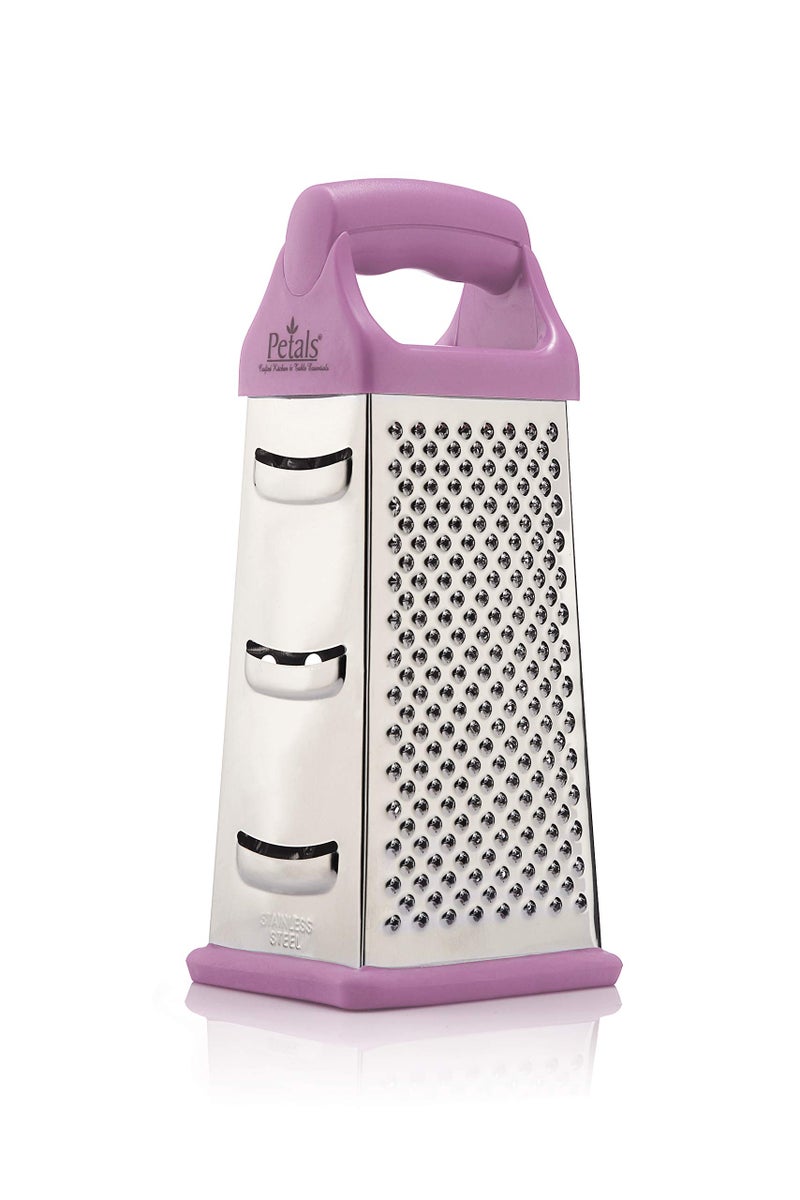 Petals 4-Sided Grater Slicer Cheese Multi Grater 21cm(Colour May Vary) - Image 3