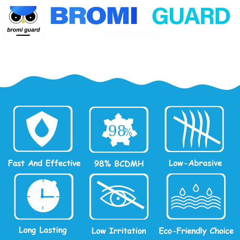 BROMIGUARD ã€1 Inch 5.5 Lbsã€‘ Bromine Tablets for Spa Hot Tub Chemical Tabs Brominating Tablets Spa Hot Tub Chemical Sanitizer - Image 5