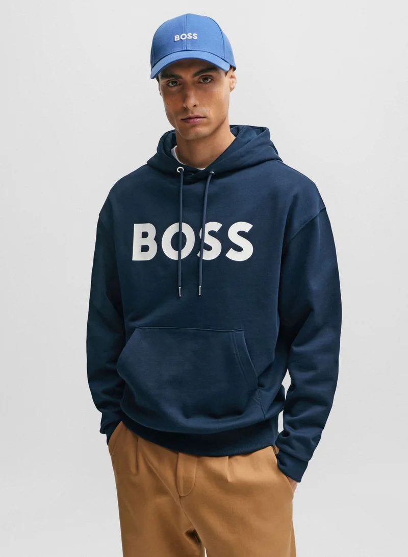 BOSS Logo Curved Peek Cap