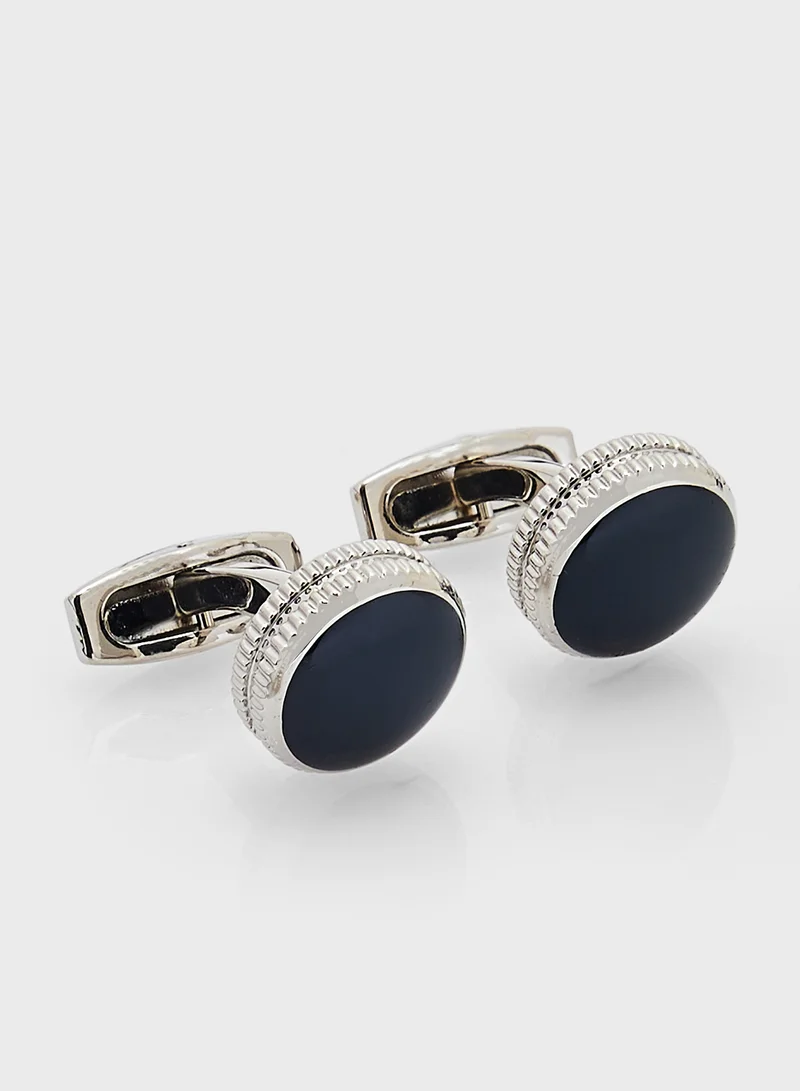 روبرت وود Round Cufflinks