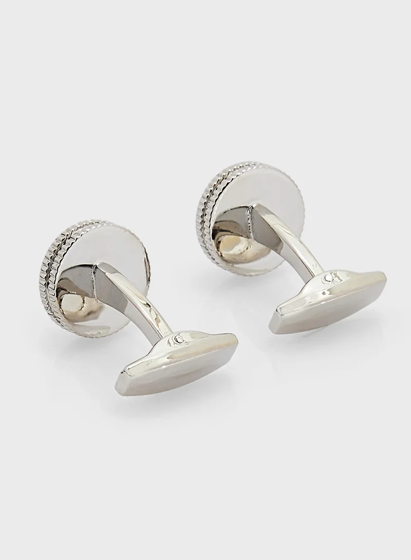 روبرت وود Round Cufflinks