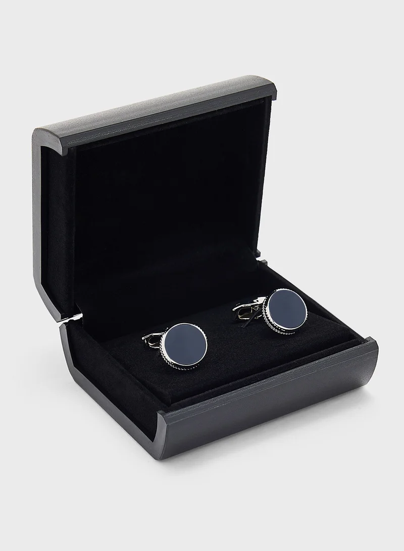 روبرت وود Round Cufflinks