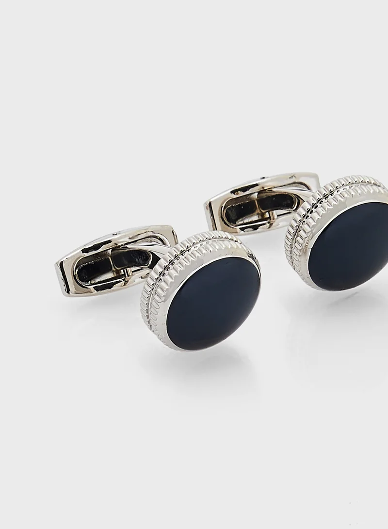 روبرت وود Round Cufflinks