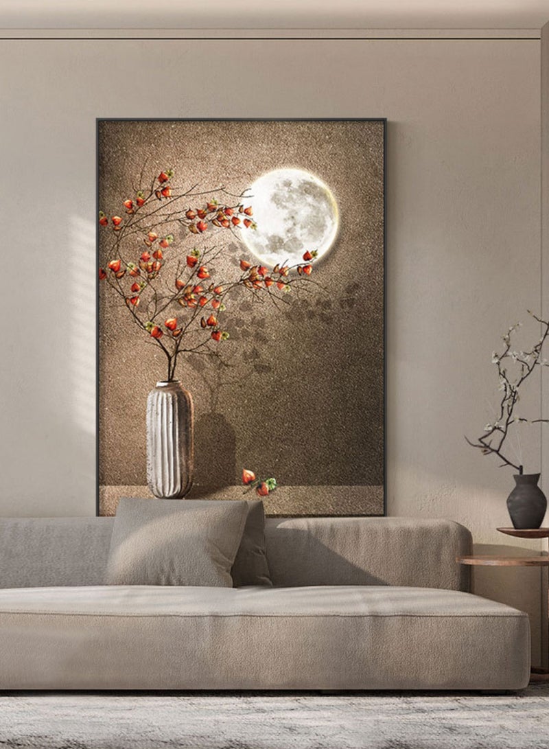 لوحة فنية بتصميم ملصق حديث بإطار معدني لوحة جدارية إسكندنافية لوحة زيتية داخلية - Image 2