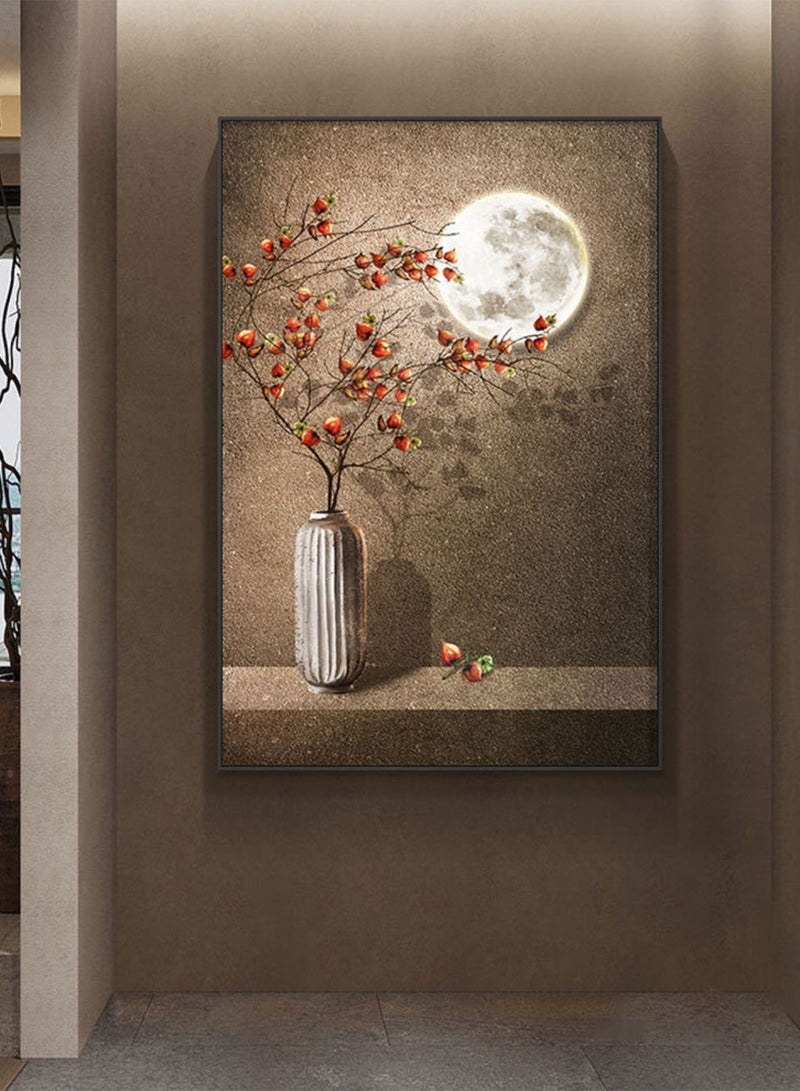 لوحة فنية بتصميم ملصق حديث بإطار معدني لوحة جدارية إسكندنافية لوحة زيتية داخلية - Image 1