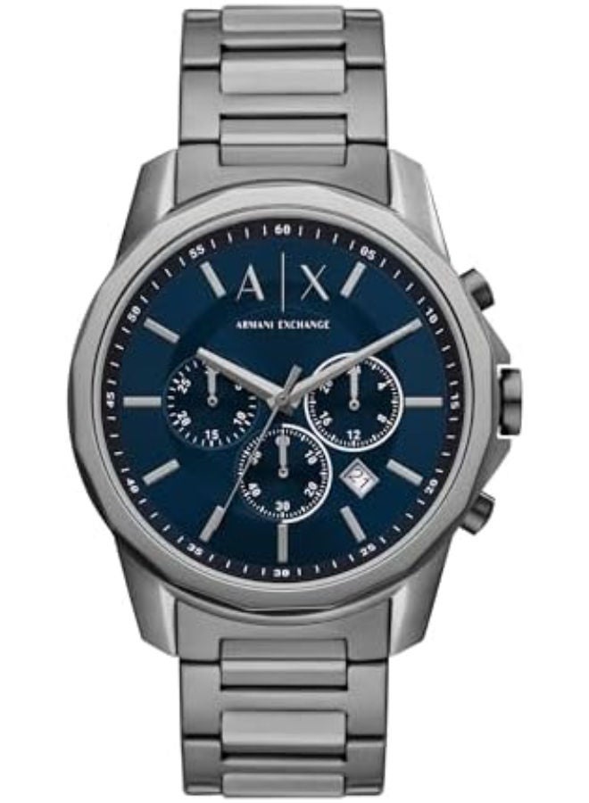 سعر ومواصفات ارماني اكسشينج Men Stainless Steel Chronograph Wrist Watch AX1731 (N70338679V) على Noon EG