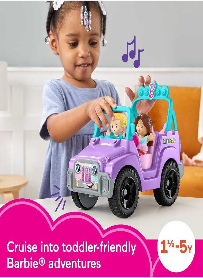 Fisher-Price Little People Barbie Toy Car Beach Cruiser with Music Sounds and 2 Figures for Pretend Play Ages 18+ Months - pzsku/ZA2D6B07A86D5EB9384D5Z/45/_/1686135296/a267988b-1de4-49d6-a248-e0cfd687a1fb