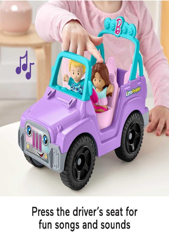 Fisher-Price Little People Barbie Toy Car Beach Cruiser with Music Sounds and 2 Figures for Pretend Play Ages 18+ Months - pzsku/ZA2D6B07A86D5EB9384D5Z/45/_/1686135321/ca336373-7dbb-4388-a71f-cf351fb1b7d9