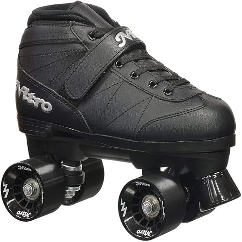 Epic Skates Super Nitro Indoor/Outdoor Quad Speed Roller Skates, Adult 6 - Image 4