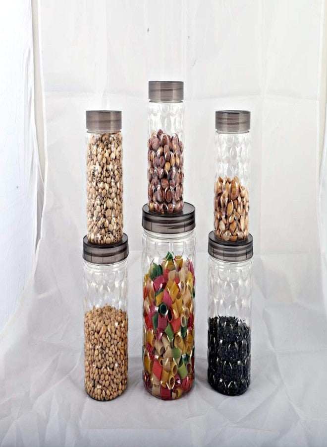 Filox Premium Airtight PET Kitchen Container Set – 18 Jar (300, 650 & 1200ml) | BPA-Free Crystal Clear Plastic Storage Containers | Leak-Resistant Grocery & Food Storage | Pantry Organizer for Kitchen - Image 2