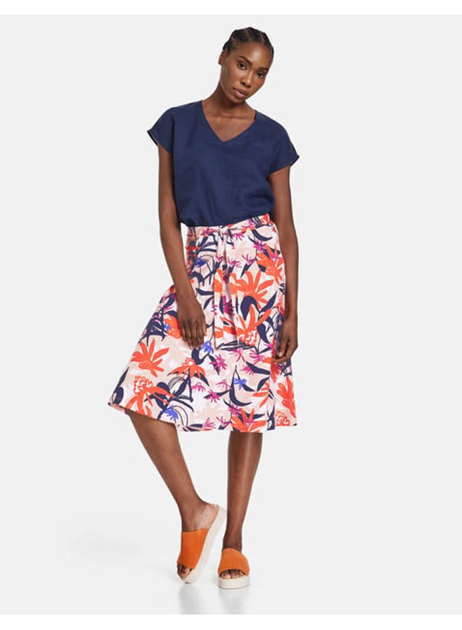 GERRY WEBER A-line skirt with a tie  - Image 1