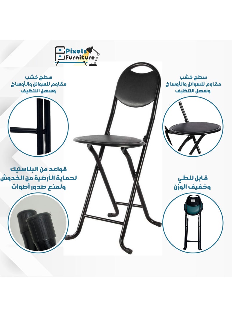 بكسل للأثاث مجموعة 6 كرسي الصلاة من بكسل الأثاث قابل للطي وسهل الاستخدام والتنقل  - Image 4