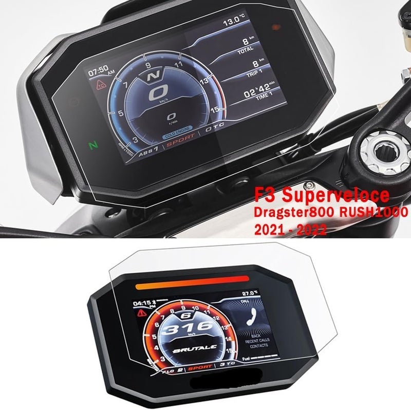 Yurefax MV Agusta Motorcycle Dashboard Screen Protector - Image 2