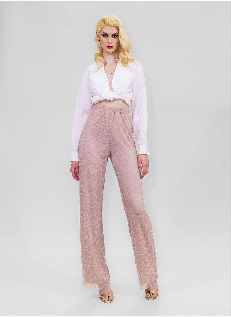 Comfortable Long Lurex Shiny Pants Pink with Stripes - pzsku/ZA2D6D2A0B6F581D338AAZ/45/_/1688375642/6fd5af05-6b1c-4bac-bc12-8976db70dcc8