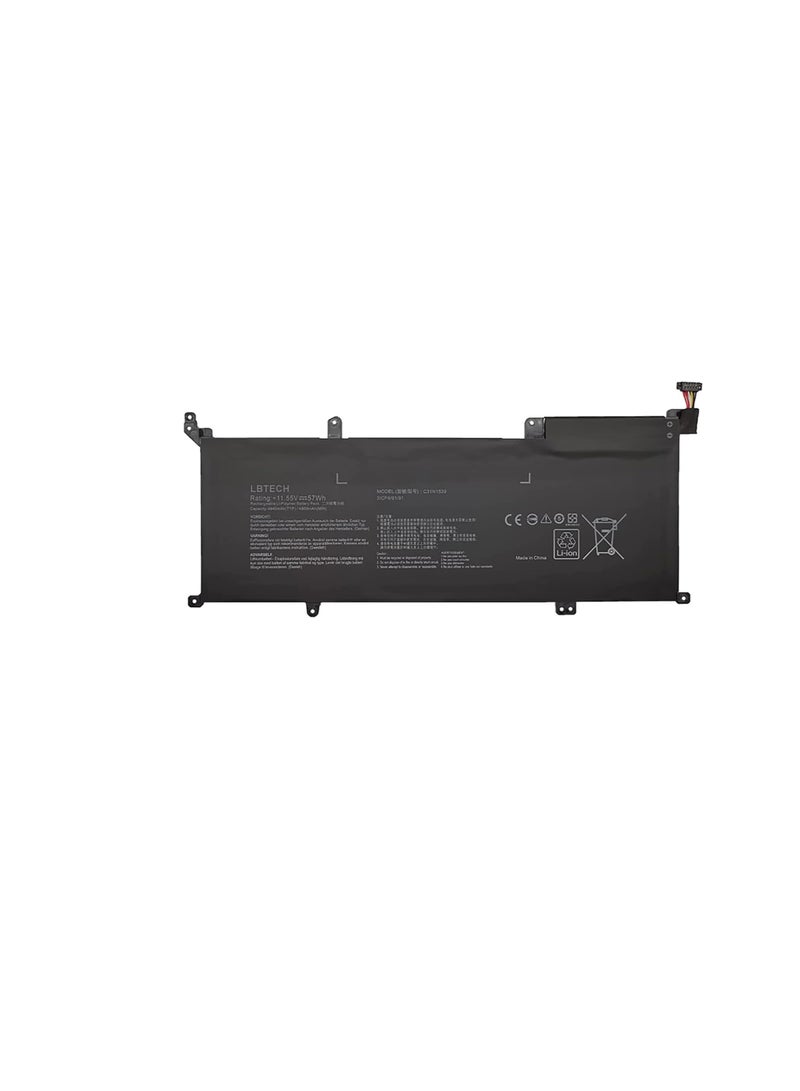 Terabyte C31N1539 C31Pn9H 0B200-01180200 Laptop Battery Replacement for ASUS Zenbook UX306 UX306U UX306UA Series (11.55V 57Wh) - Image 1