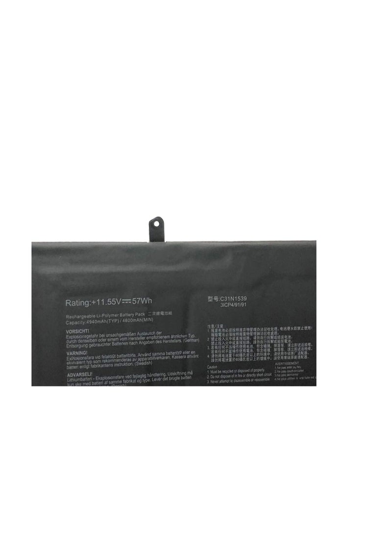 Terabyte C31N1539 C31Pn9H 0B200-01180200 Laptop Battery Replacement for ASUS Zenbook UX306 UX306U UX306UA Series (11.55V 57Wh) - Image 2