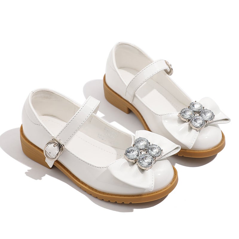 Girls Leather Shoes Black Soft-Soled School Shoes Little Girls Mary Jane Height Increasing Thick-Soled Women'S Baby Shoes Children'S Princess Shoes - Image 3