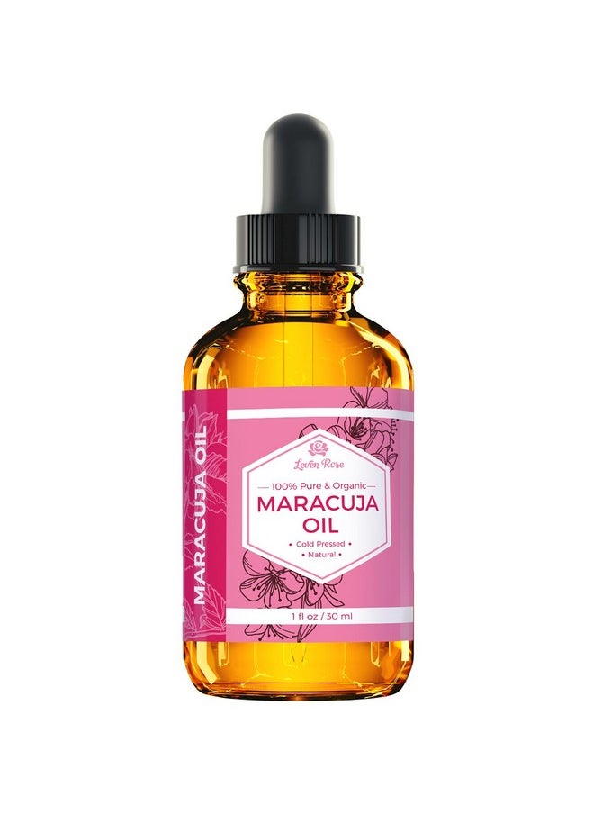 Leven Rose Even Rose Maracuja Oil Passion Fruit Seed Oil 100% Natural Moisturizer For Hair Skin And Nails 1 Oz  - Image 3