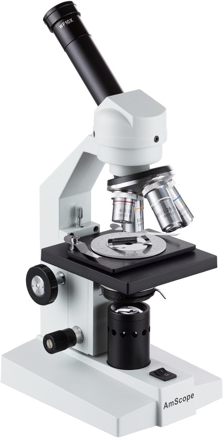 AmScope AmScope PZK Simple Polarizing Kit for Compound Microscopes Graduated Round Stage 118 Lens - Image 3