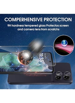 X-level 2Pcs Motorola Moto G35 5G Screen Protector,Tempered Glass Film 9H Hardness HD Screen Protector, Bubble-Free, Anti-Scratch Screen Protector  - Image 2