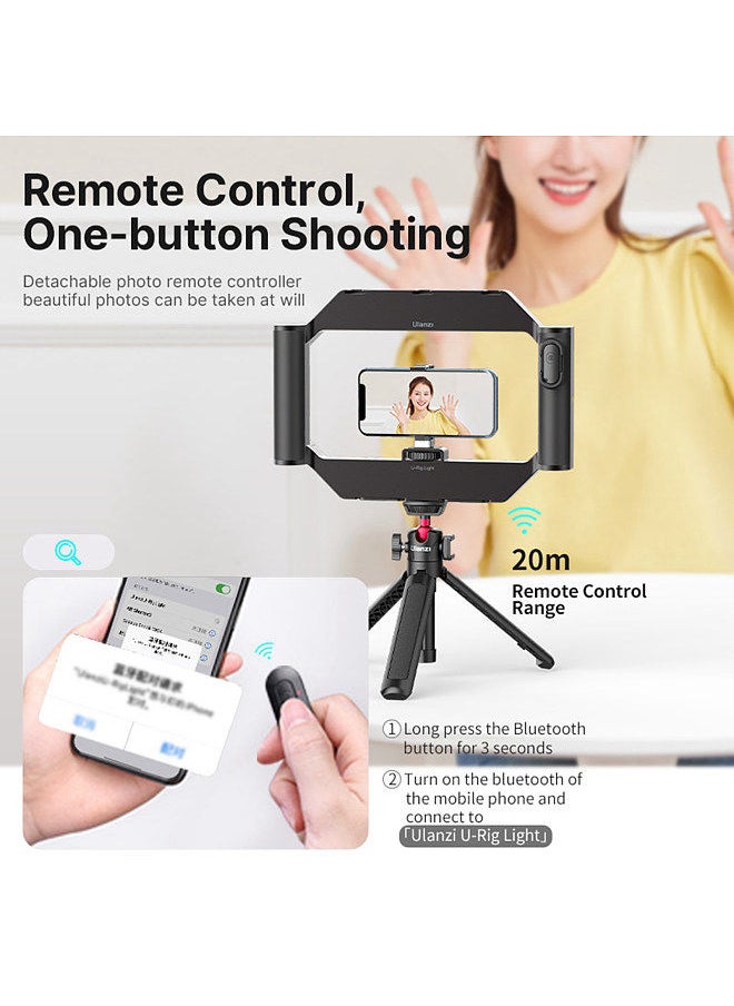 Ulanzi - Ulanzi U-Rig Light Handheld Camera Fill Light LED Video Light with Dual Handles - Image 1