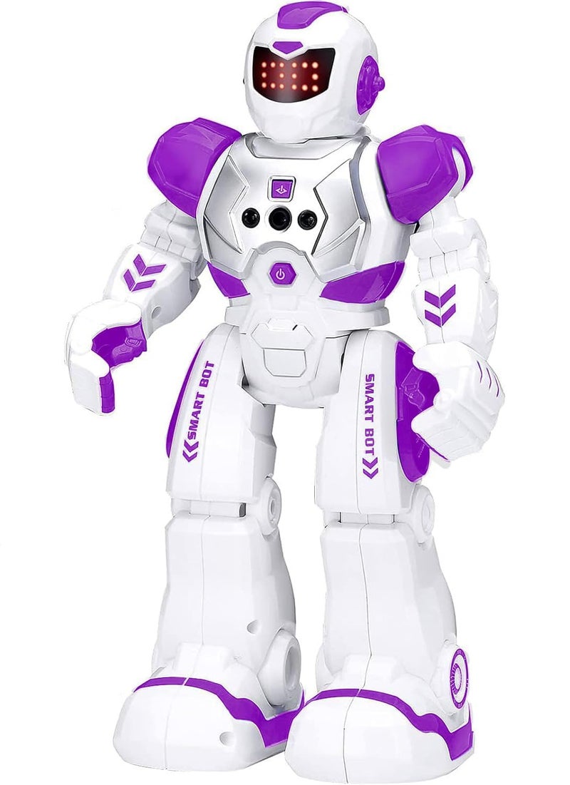 KingsDragon Robots Toy for Kids RC Gesture Sensing Toy Interactive Walking Singing Dancing Robot Birthday Presents for Boys Girls Age 6 7 8 9 Years OldPurple - Image 3