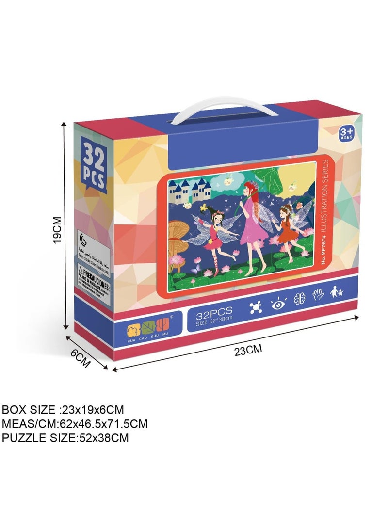 Jungle Princesses Jigsaw Puzzle 32 Pieces - Image 2