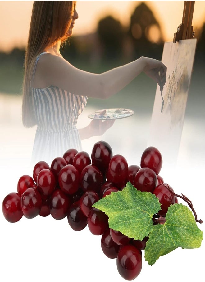 AKDC Fake Decorative Fruit Grapes, Plastic Sketching Tool Simulated Fruit Grapes, For Cabinet Exhibition Store Samples  - Image 2