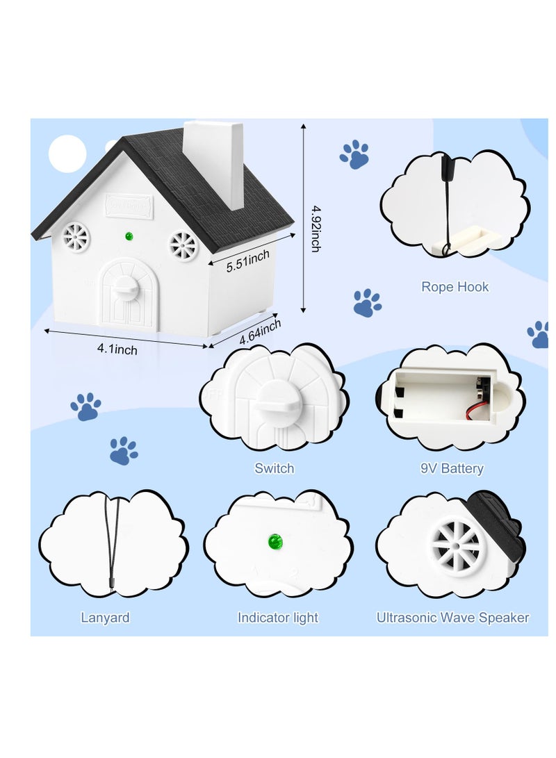 إكسفور Anti Barking Device for Dogs, Ultrasonic Dog Bark Deterrent Devices High Up to 50 Ft Range, 4 Adjustable Modes Control, Weatherproof Dog Barking Silencer for Indoor  Outdoor, Safe for Dogs  People - Image 5