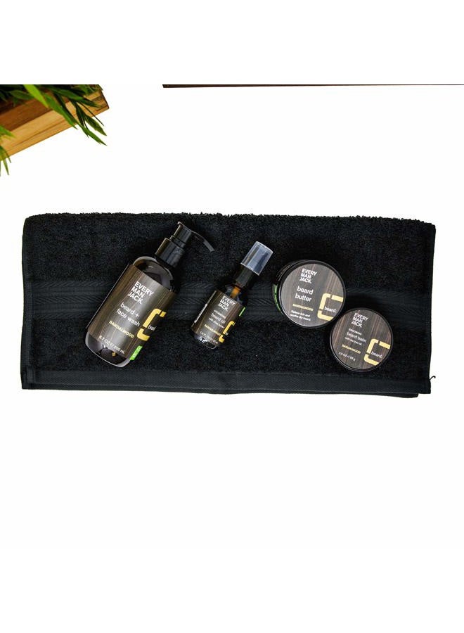 Every Man Jack زبدة اللحية - عطر خشب الصندل الخفيف - تجدد، ترطب، وتصفف اللحى الجافة وغير المنضبطة مع تخفيف الحكة - مستخلصات طبيعية مع زبدة الكاكاو وزبدة الشيا - 4 أونصات - Image 3