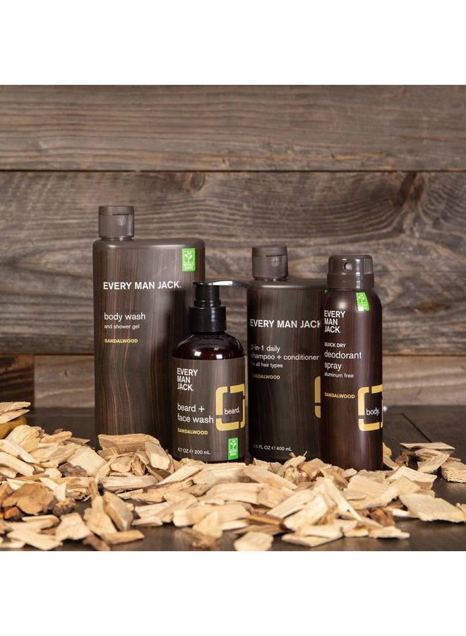 Every Man Jack زبدة اللحية - عطر خشب الصندل الخفيف - تجدد، ترطب، وتصفف اللحى الجافة وغير المنضبطة مع تخفيف الحكة - مستخلصات طبيعية مع زبدة الكاكاو وزبدة الشيا - 4 أونصات - Image 5