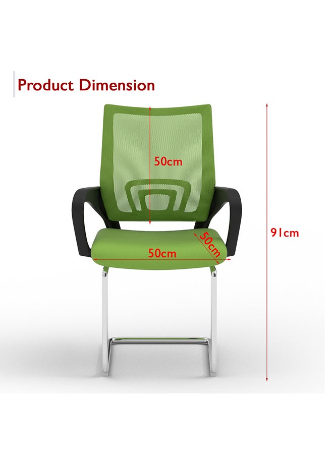 Mahmayi Mahmayi Sleekline 69001C Visitors Chair Green Mesh  - Image 5