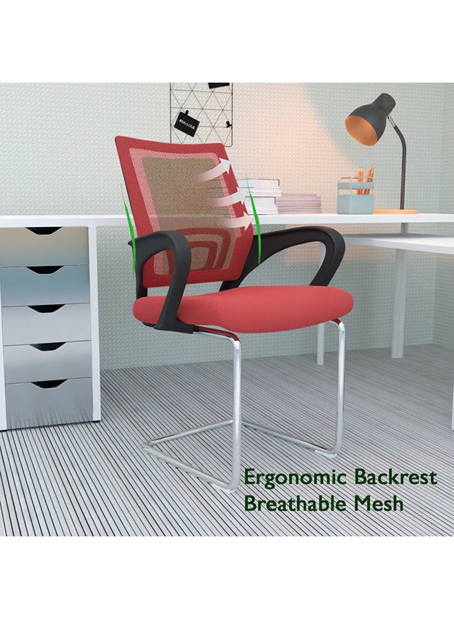 Mahmayi Mahmayi Sleekline 69001C Visitors Chair Green Mesh  - Image 3