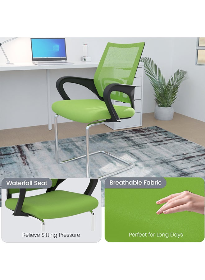 Mahmayi Mahmayi Sleekline 69001C Visitors Chair Green Mesh  - Image 4