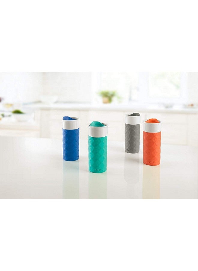 Ello Ello Ogden Ceramic Travel Mug with Splash-Resistant Slider Lid and Protective Silicone Boot, Perfect for Coffee or Tea, BPA Free, Dishwasher Safe, Gray, 16 oz, 758-0438-040 - Image 4