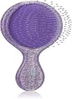 TITANIA TITANIA Pneumatic Brush Purple or Pink with Glitter Oval Brush Head 