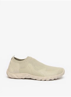 Dash Men's Textured Slip-On Walking Shoes with Cushioning  - Image 2