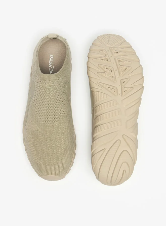 Dash Men's Textured Slip-On Walking Shoes with Cushioning