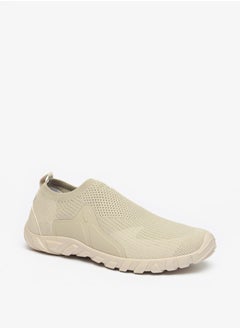 Dash Men's Textured Slip-On Walking Shoes with Cushioning  - Image 1