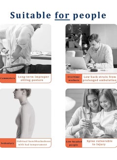 Y&D Intelligent Posture Corrector Trainer, Motion Sensing Upper Back Shoulder Brace Clavicle Chest Support, Hanging Correction Strapless, Vibrate Reminder, Universal for Men and Women  - Image 2