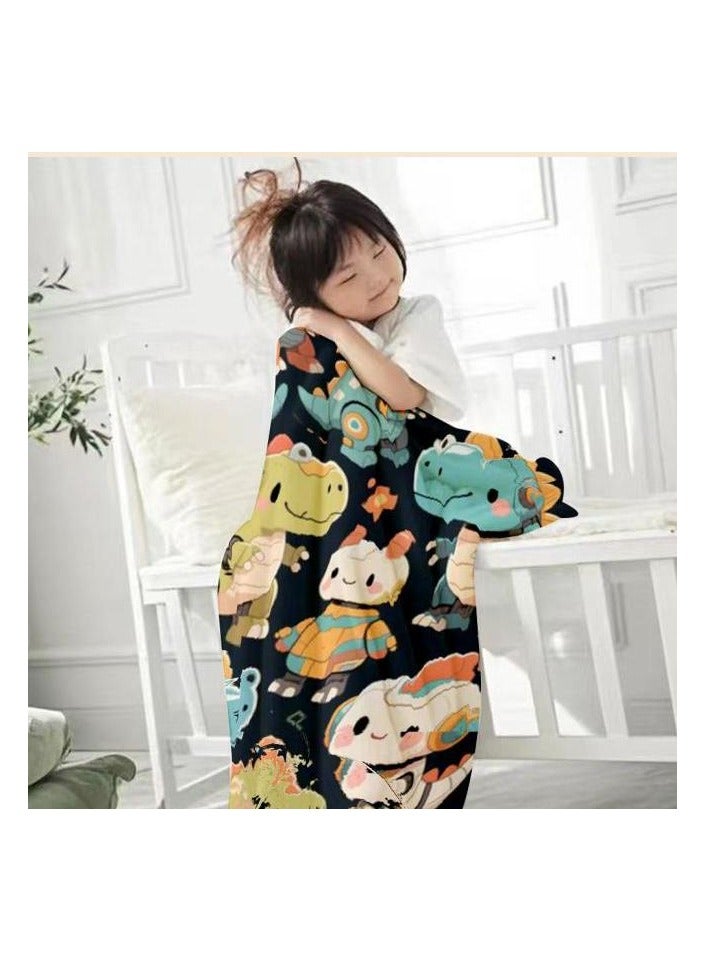 عام بطانية رقيقة من الفانيلا (دافئة ومريحة، ومناسبة للنوم واستخدام الألعاب وإزالة الغبار ومقاومة للرمل) 150 سم * 200 سم - 322 - Image 3