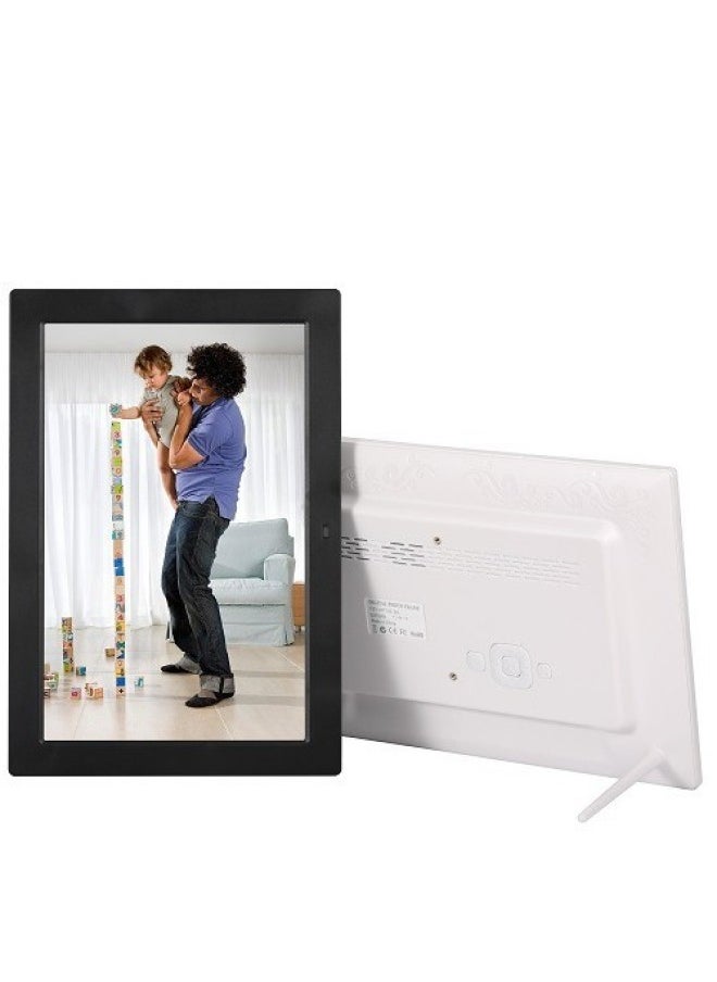 Generic 15 Inch Widescreen HD Screen Digital Photo Frame Electronic Photo Frame Advertising Machine Small TV POP Advertising Machine-Color:White  - Image 4